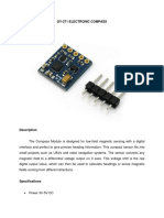 HMC5883L 3 Axis Arduino Test Example