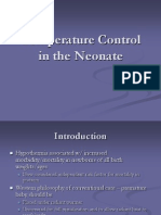 Temp Control in Neonate