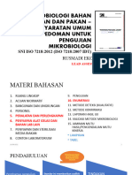 Mikrobiologi Bahan Pangan Dan Pakan - Persyaratan Umum