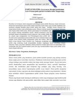 PELEMBAGAAN PARTAI POLITIK (Assessment Derajat Kesisteman Vicky Randall Dan Lars Svasan Pada Partai Gerindra Kota Tangerang)