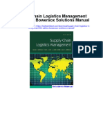 Supply Chain Logistics Management 4th Edition Bowersox Solutions Manual