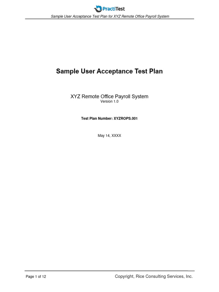 Payroll Sample Test