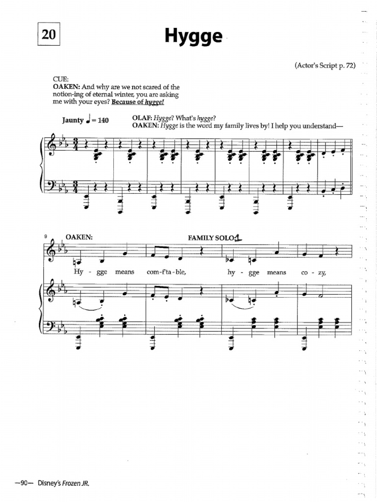 Hygge Sheet Music PDF
