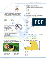MATH QUESTIONS - Grade 5 6category 4 S.Q