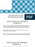 Entrevista de Investigación