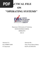 Operating System Practical File