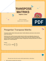 Matriks - Transpose - Kel - 4 Baru PDF