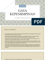 Gaya Kepemimpinan