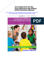 Guidance Approach For The Encouraging Classroom 6th Edition Dan Gartrell Solutions Manual
