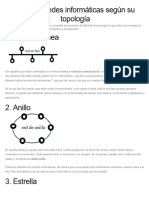 Tipos de Redes Informáticas Según Su Topología