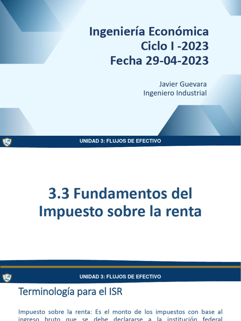 Fundamentos Del Impuesto Sobre La Renta Pdf Impuestos Impuesto