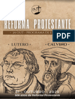 Programa de Eventos - Culto Alusivo A Reforma Protestante