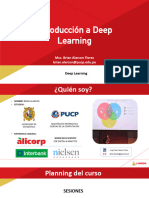 Introducción A Deep Learning: Msc. Brian Alarcon Flores Brian - Alarcon@pucp - Edu.pe