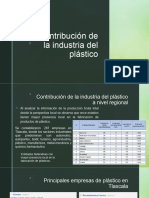 Contribución de La Industria Del Plástico