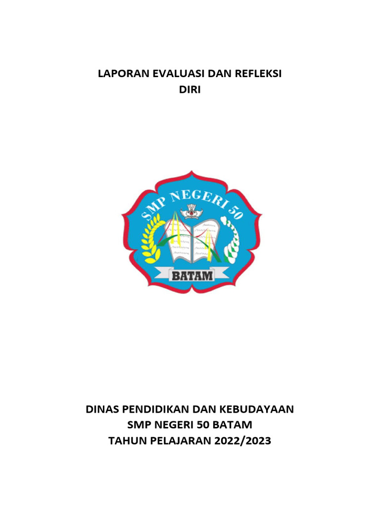 Laporan Evaluasi Dan Refleksi Diri Guru | PDF