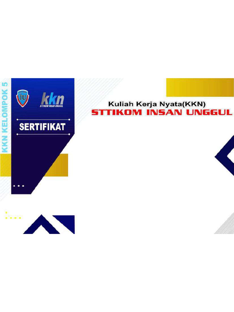 Sertifikat KKN | PDF