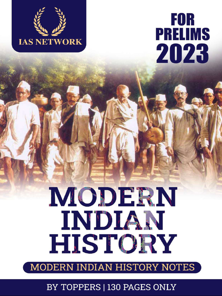 Modern Indian History Overview | PDF | British India