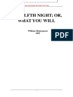Twelfth Night or What You Will (第十二夜) 【淘宝店铺：驳壳工作室】