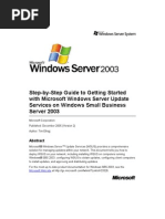 Download SBS 2003-Step-By-Step Guide to Getting Started With Microsoft Windows Server Update Services by api-3750714 SN6809855 doc pdf