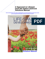 Topical Approach To Lifespan Development 8th Edition Santrock Solutions Manual