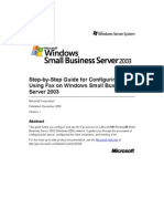 SBS 2003-Step-By-Step Guide for Configuring and Using Fax on Windows Small Business Server 2003