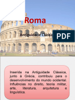 Antiguidade Clássica - Roma
