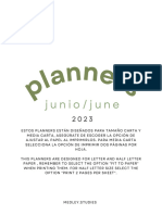 Planners Junio 