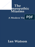 The Homeopathic Miasms - A Modern View by Ian Watson