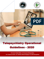 Telepsychiatry Operational Guidelines 2020