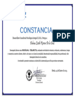 Constancia de Trabajo