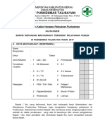 7.1.1.5 Form Survei Pelanggan