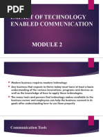 Impact of Technology Enabled Communication