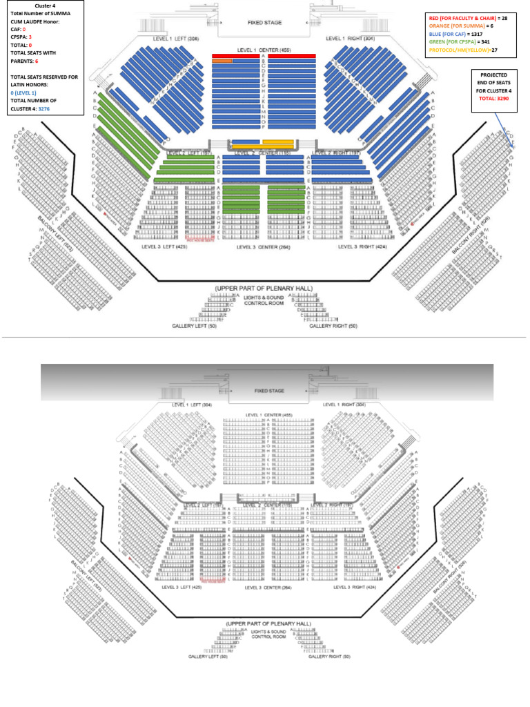 Cluster 4 Seat Allocation Summary | PDF | Sports & Recreation ...