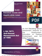 Module 3 Gad Related Issues and Applicable Laws