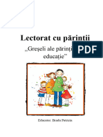 Greseli Ale Parintilor in Educatie