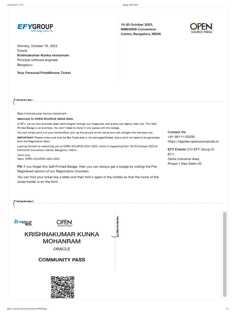 Open Source Badge PDF