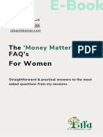 Financial Literacy For Women-The Money Matter FAQs-For Women