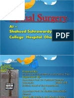 SPINAL SURGERY-  At  Shaheed Suhrawardy Medical College Hospital, Dhaka, Bangladesh.