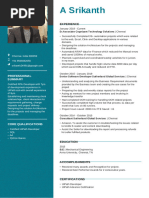 A Srikanth Resume