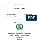 Report Format First 4 Pages