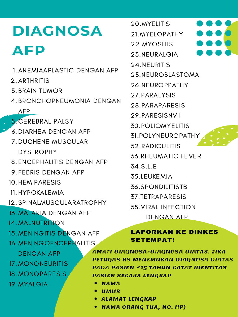 Diagnosa Banding Campak dan AFP | PDF