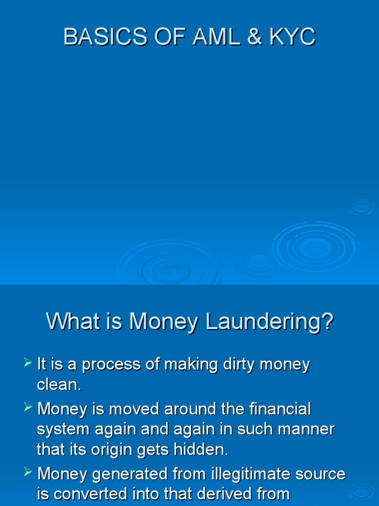 Aml & Kyc | PDF