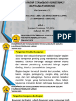 Kekuatan Dan Stabilitas Bangunan Gedung