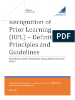 Recognition of Prior Learning Guidelines 4