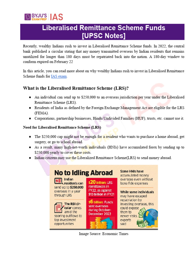 Liberalised Remittance Scheme Rbi Circular – JSOFTU