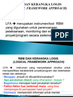 Perencanaan Program DGN Pendekatan Log Frame-LFA