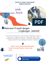 Gaya Hidup Berkelanjutan - Kurangi Plastik