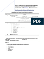 Guidelines For Project PPT Presentation-CSE