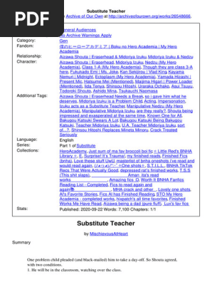 Substitute Teacher