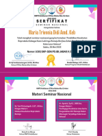 Sertifikat Seminar 1